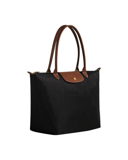 Longchamp Black Le Pliage Original Large Tote Bag