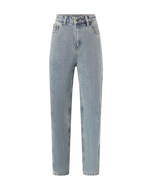 Ed Hardy Blue Crystal Crawler Relaxed Jeans