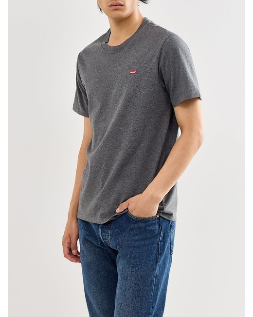 Levi's Gray Original Housemark T-Shirt for men