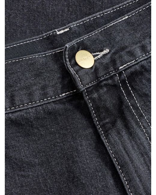 Carhartt Blue Simple Denim Shorts for men