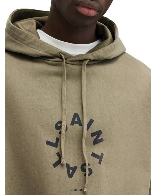 Allsaints Men's Green Tierra Hoody
