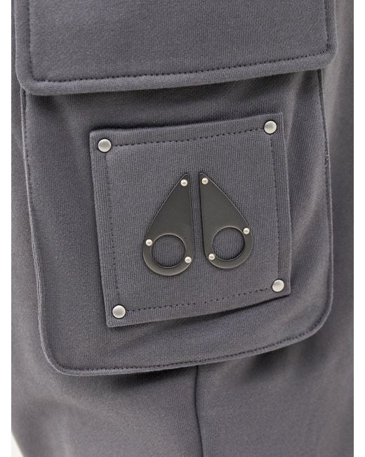 Moose Knuckles Gray Hartsfield Cargo Joggers for men