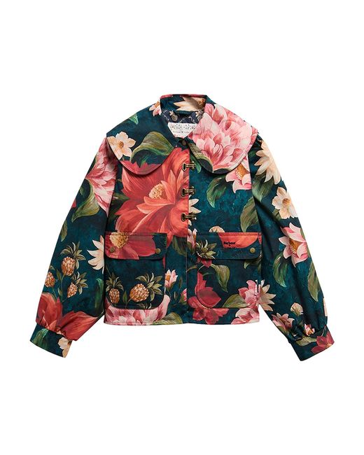 Barbour Red X Farm Rio Wild Flower Casual Jacket