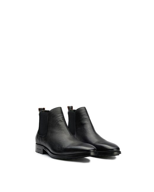 Simon Carter White Clover Chelsea Boots for men