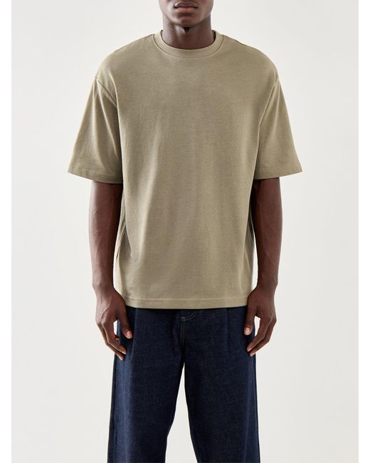 SELECTED Natural Loose Oscar Short Sleeves O Neck Tee for men