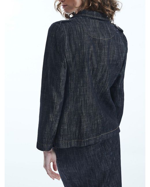 James Lakeland Black Darck Jean Tailored Blazer