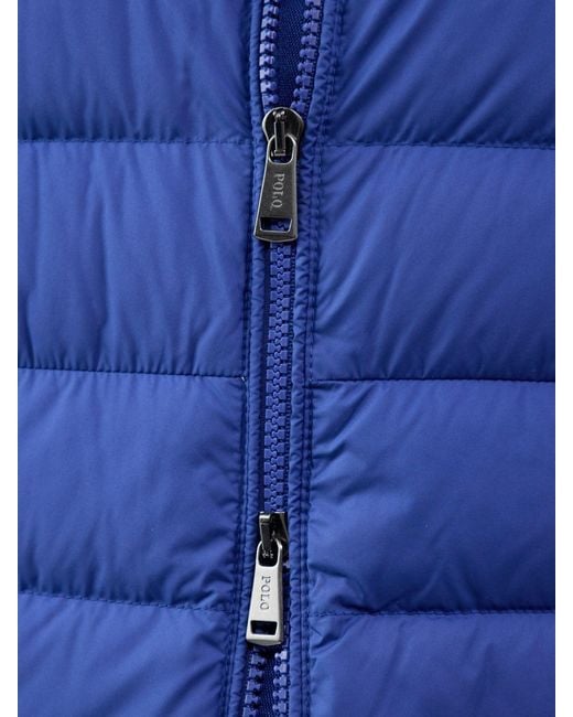 Polo Ralph Lauren Blue Lightweight Recycled Puffer Gilet for men