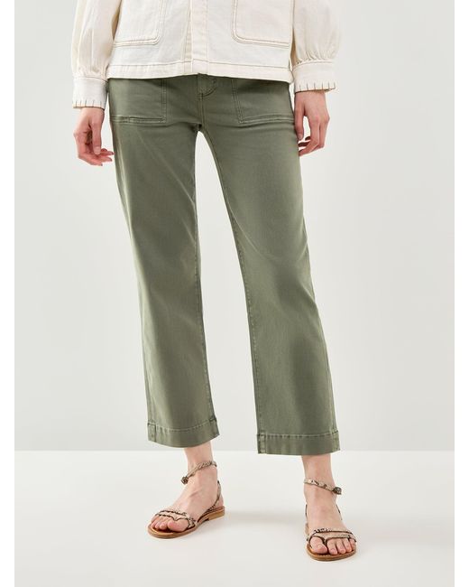PAIGE Green Quincy Ankle Jeans