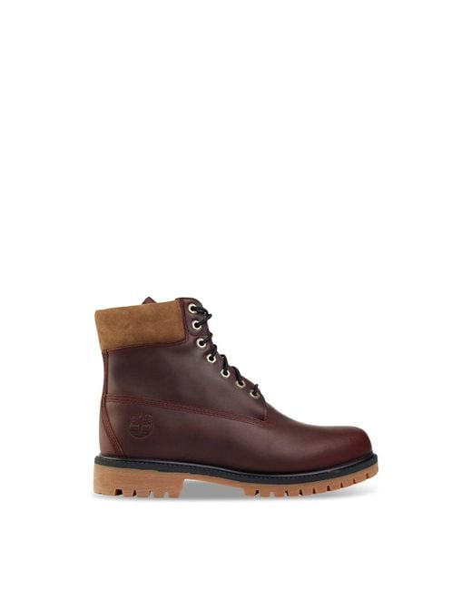 Timberland Brown 6' Premium Boots, Rubber for men
