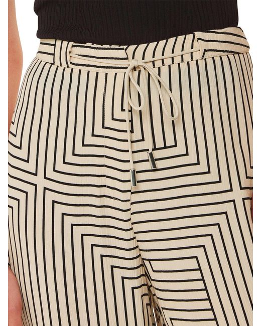 Whistles Natural Women's Angled Stripe Trouser