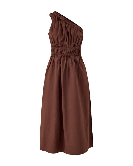 Rails Brown Selani Fitted Midi Dress