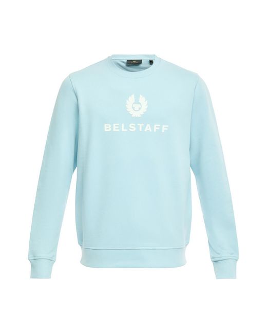 Belstaff Blue Men's Signature Crewneck Sweatshirt for men
