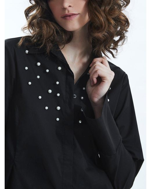 James Lakeland Black Pearl Detail Shirt