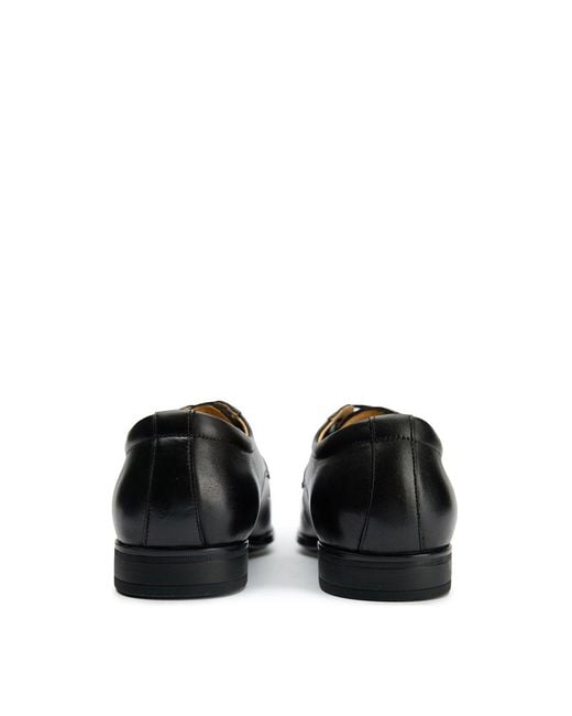 Sole Ldn White Wide Fit Derby Shoes for men