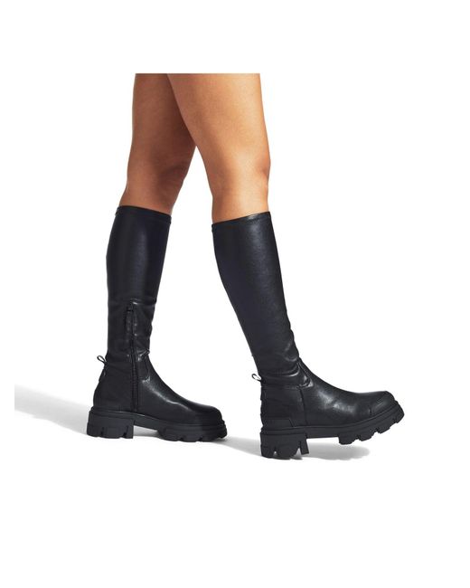 KG by Kurt Geiger Black Trekker Sock Knee2