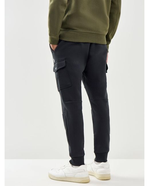 Polo Ralph Lauren Blue Double Knit Cargo Trousers for men