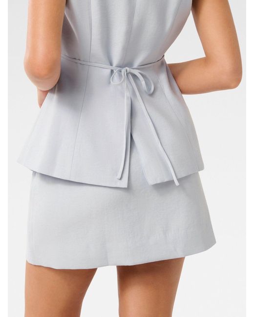 Forever New White Kimberly Mini Skirt