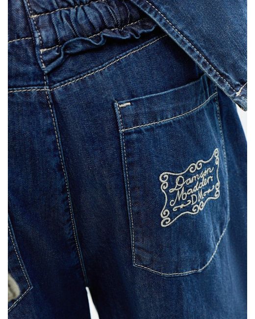 Damson Madder Blue Augusta Straight Leg Jeans