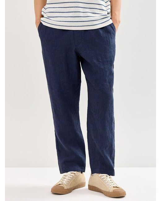Wax London Blue Kurt Trousers for men