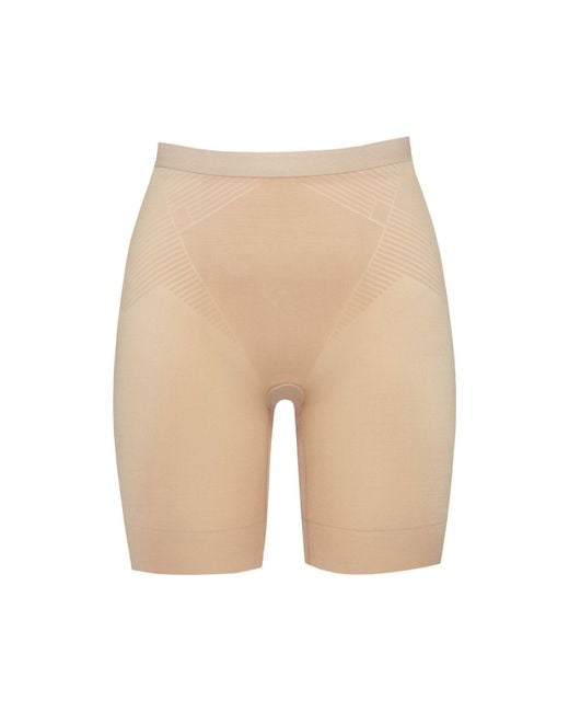 Spanx Natural Women's Thinstincts 2.0 Mid Thigh Short