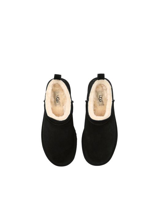 Ugg Black Classic Micro Boots