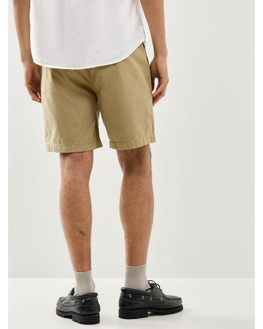 Barbour Green Washed Oxford Relaxed Short for men