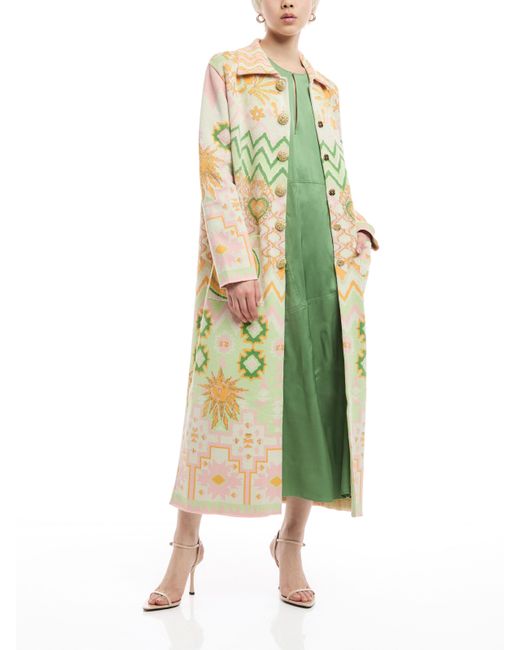 Hayley Menzies Metallic Women's Under The Sun Cotton Jacquard Coat