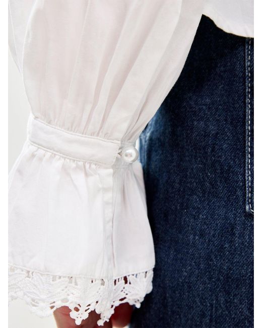 Barbour White Tisbury Top