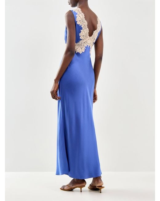 Rixo Blue Lysandra Dress