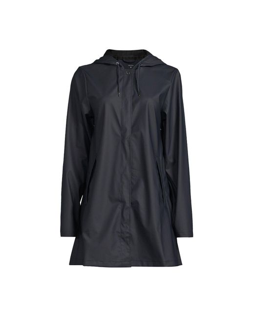 Rains Blue A Line Jacket