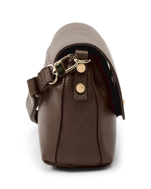 Apatchy London Brown The Maddie Midi Chocolate Bag