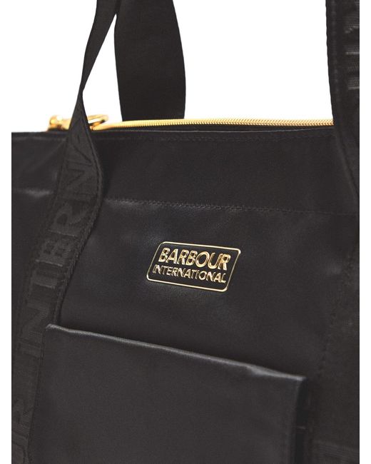 Barbour Black B.Intl Qualify Tote Bag