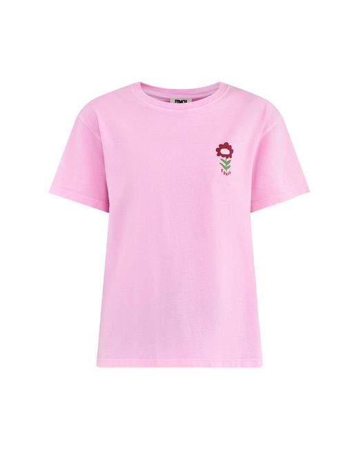 FRNCH Pink Nymphaea Graphic T-Shirt