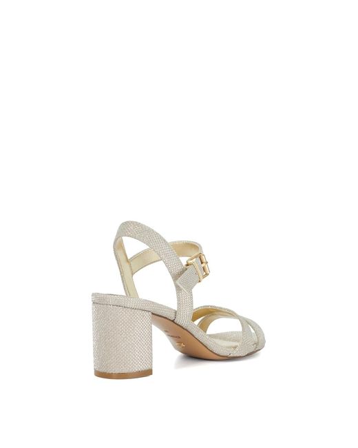 Dune White Merisa Heeled Sandals
