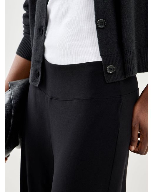 Eileen Fisher Black Women's High Waisted Wide Pants