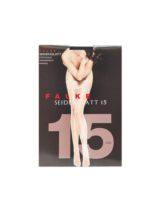 Falke Black Seidenglatt 15 Denier Hold Ups