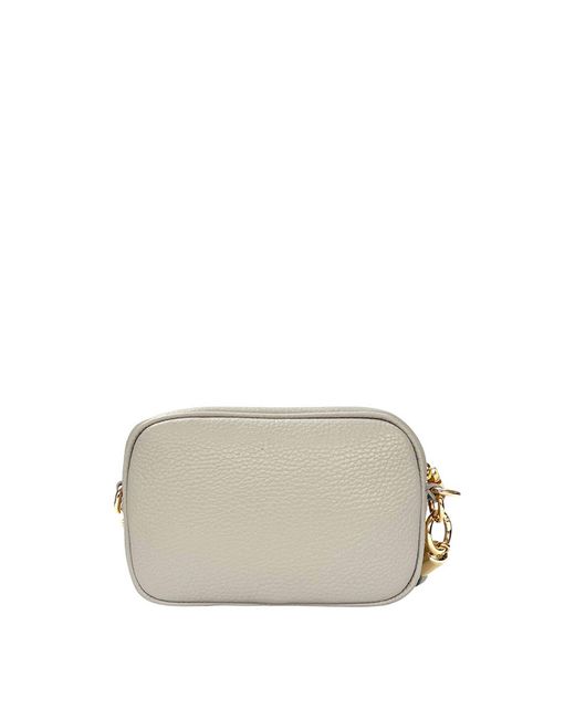 Apatchy London White The Mini Tassel Phone Bag