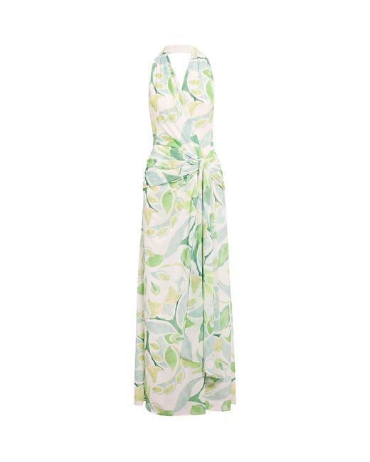 Forever New Green Cartia Wrap Maxi Dress