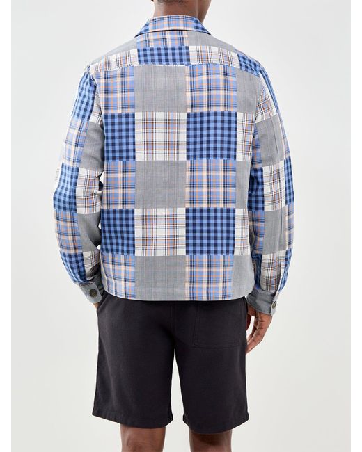 Paul Smith Blue Patch Overshirt for men