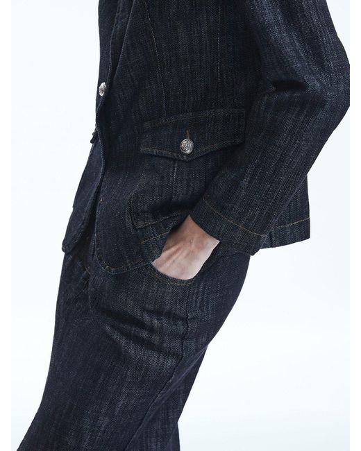 James Lakeland Black Darck Jean Tailored Blazer