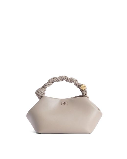 Ganni White Bou Bag Small