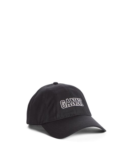 Ganni Black Women's Cap Hat