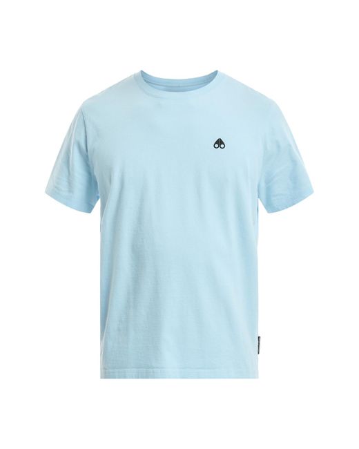 Moose Knuckles Blue Men's Satellite T-shirt for men