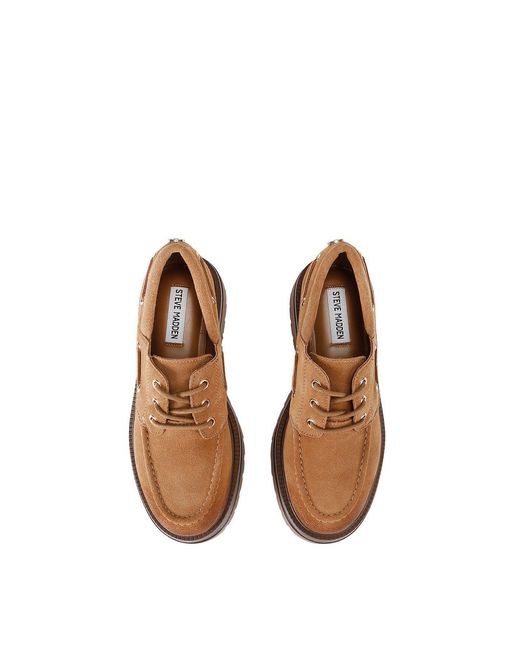 Steve Madden Brown Detroit Platform Loafers