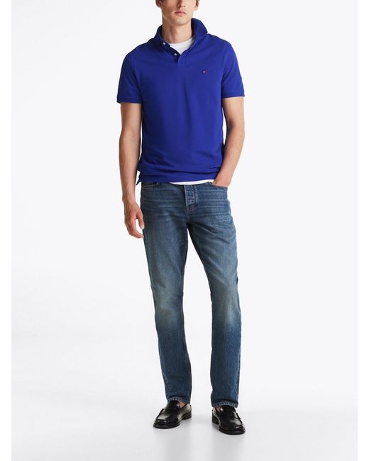 Tommy Hilfiger Blue 1985 Regular Fit Stretch Polo for men