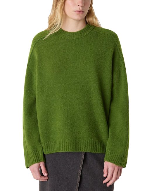 Whistles Green Seam Detail Knit Jumper