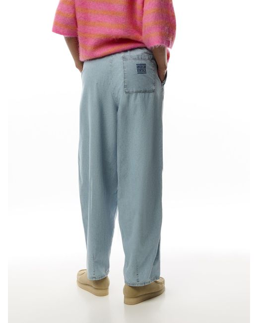 American Vintage Blue Paybou Trousers