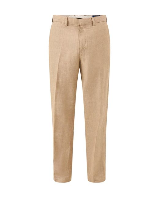 Polo Ralph Lauren Natural Cotton Linen Casual Trousers for men