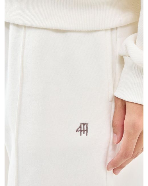 4th & Reckless White Fergie Casual Trousers