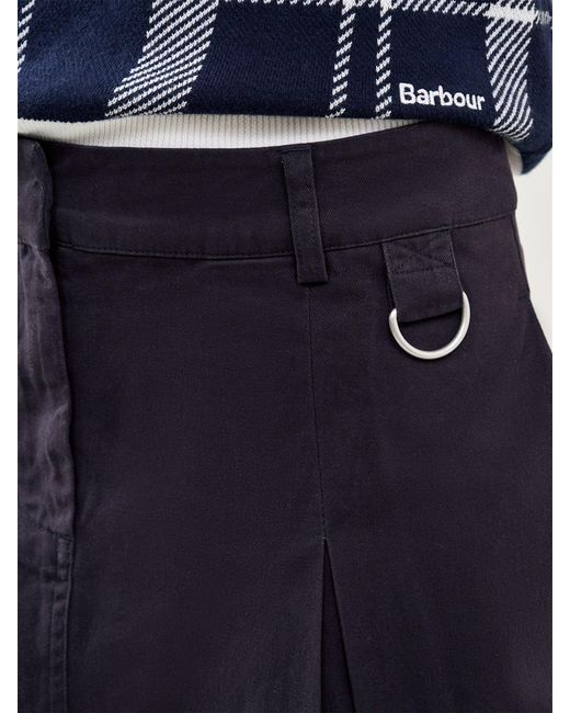 Barbour Blue Aylesby Mini Skirt